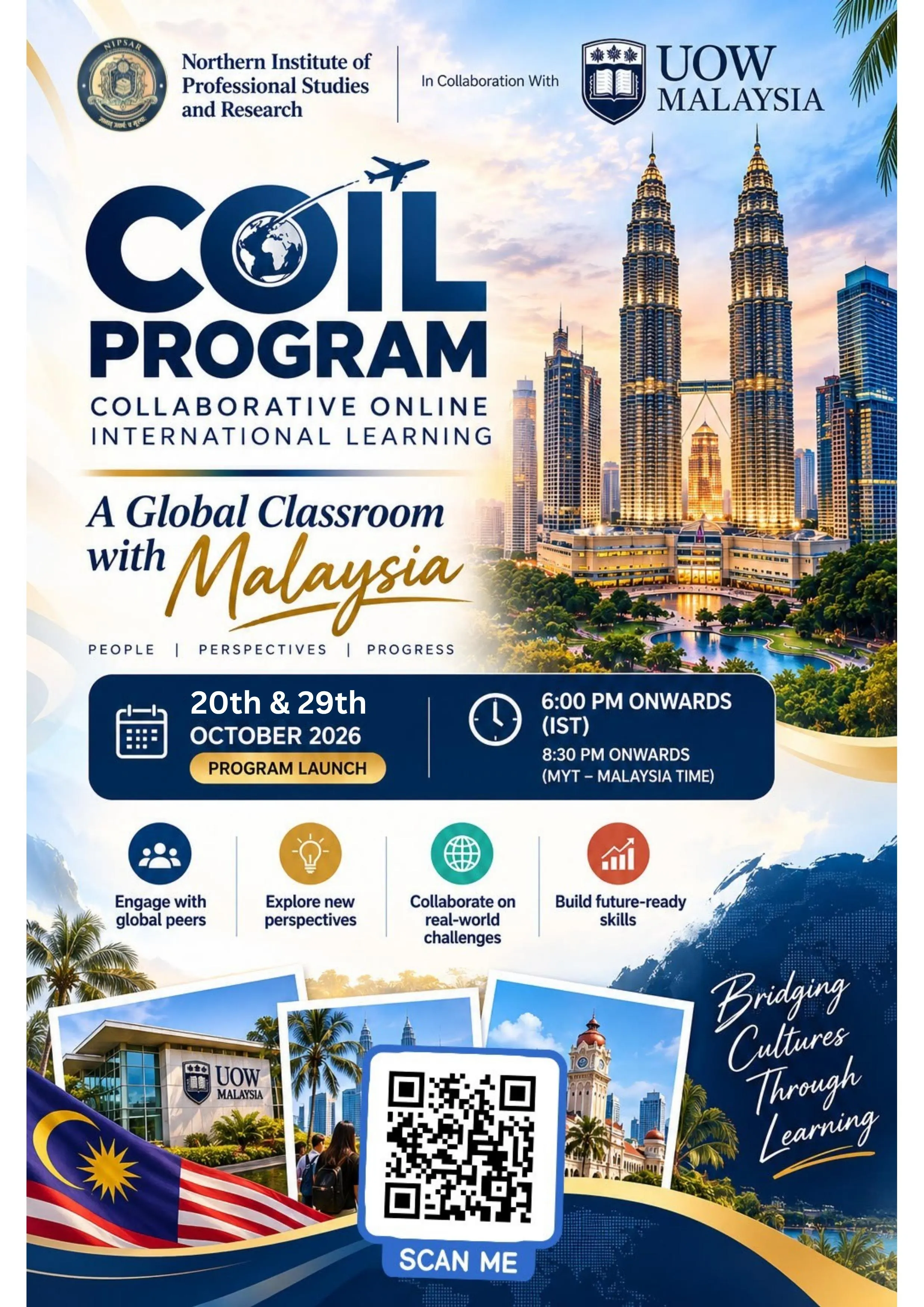 COIL Program — a global classroom with Malaysia, in collaboration with UOW Malaysia