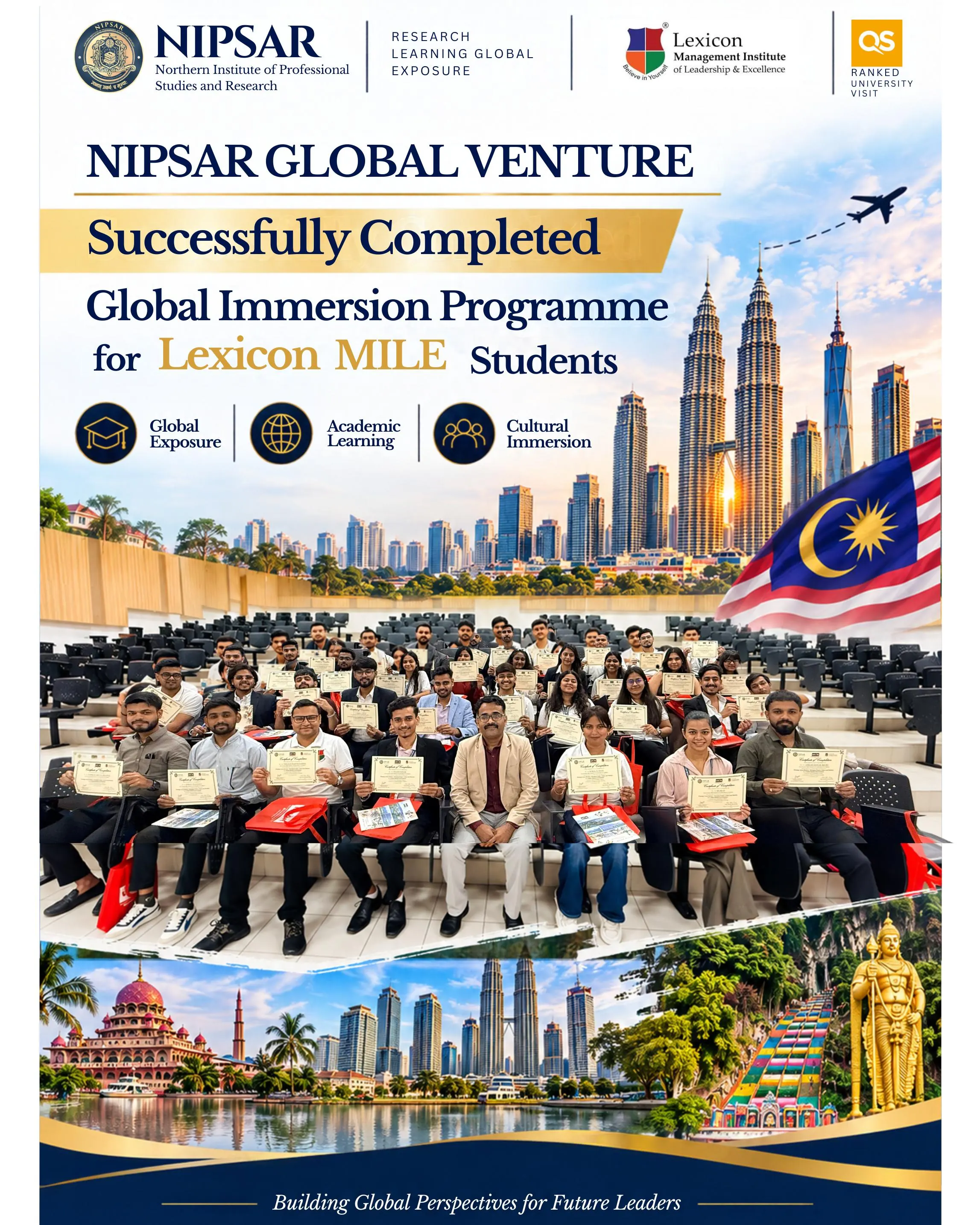 NIPSAR Global Venture — Global Immersion Programme successfully completed for Lexicon MILE students in Malaysia