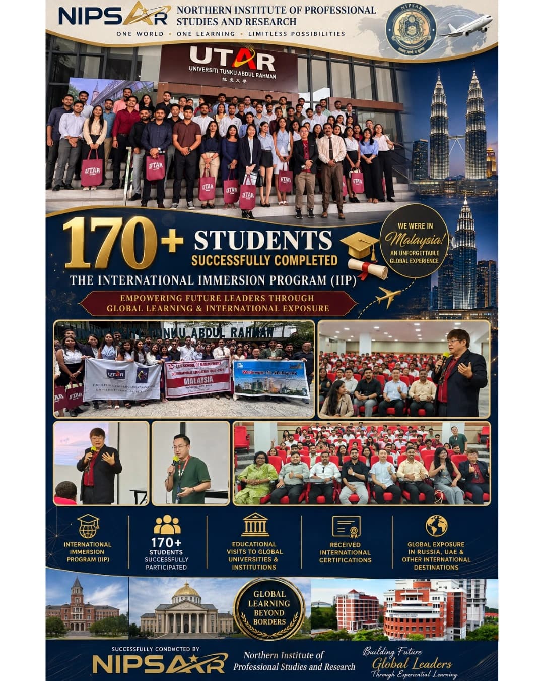 NIPSAR International Immersion Programme — students at Universiti Tunku Abdul Rahman, Malaysia